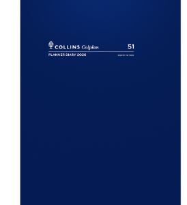 Collins Colplan A4 No 51 Month To View Diary 2026 Navy 51.C59-26 In Stock