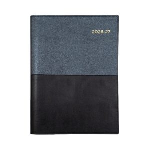 Diary Collins Financial Vanessa A5 week 1 Hour FY385.V99-2627 Black 26-27
