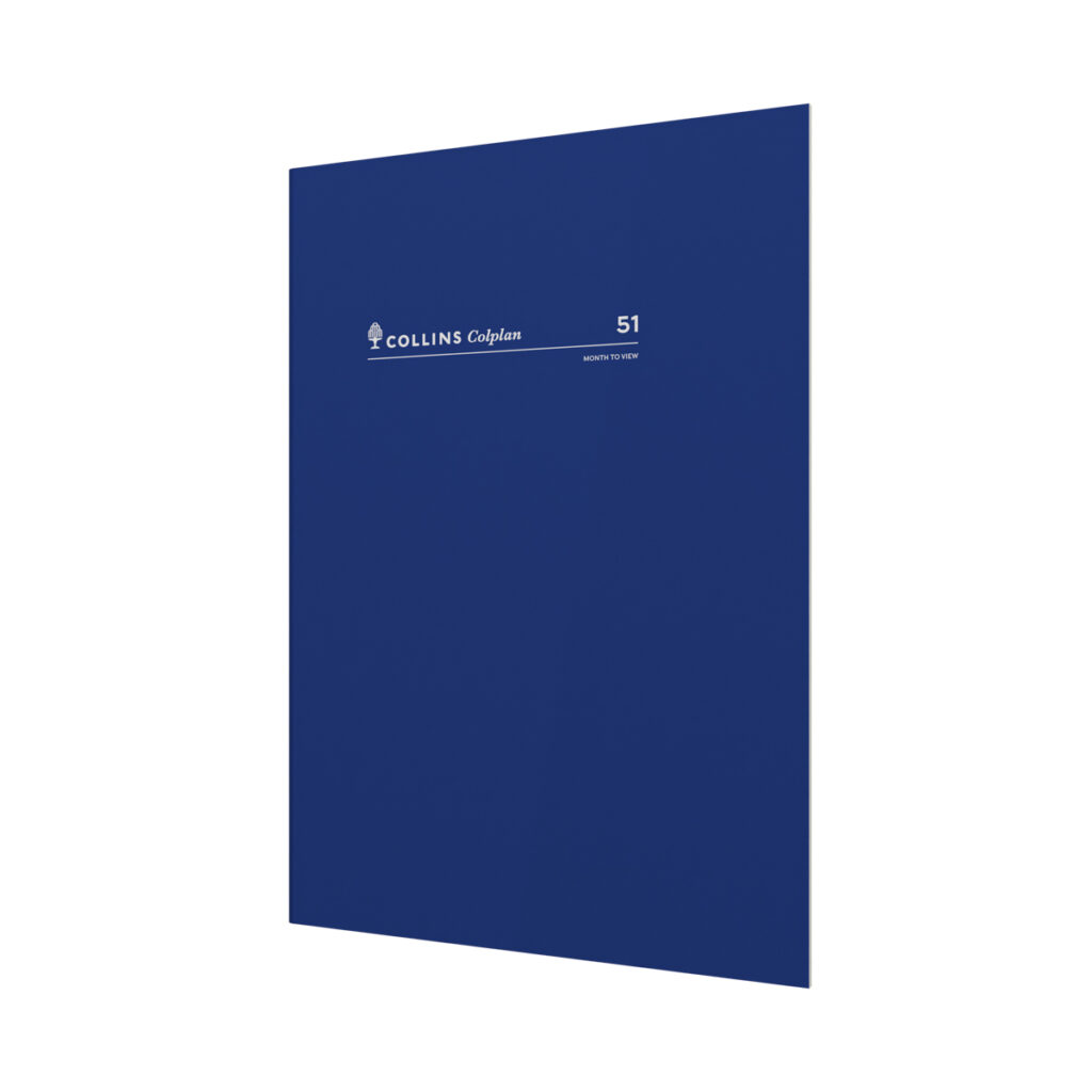 Collins Colplan 2026 A4 Monthly Wall Diary Calendar | UK Holidays Marked, Wiro Bound With Hanging Loop (CMCA4-26)
