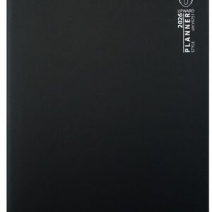 Upward A4 Month to View 9751 PVC Black 2026 Diary Planner