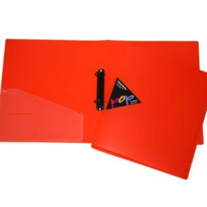 Colby Pop Two Ring Binder Orange