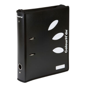 Lever Arch File Colourhide A4 70MM Zipper Black
