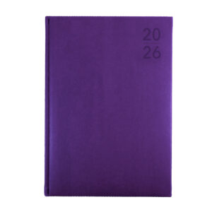 Debden Silhouette A4 Week To View 2026 Diary Purple S4700.P55-26 Sold out for 2026