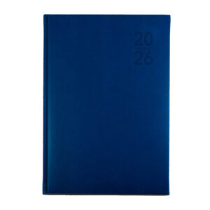 Diary 2026 Debden A5 Silhouette Day To A Page Pu Navy S5100.P59-26