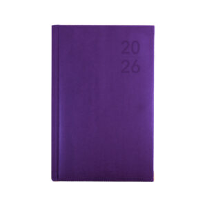 Diary 2026 Debden B7R 125MMx 80MM Slimline Silhouette Week To View Pu Purple S6700.P55-26