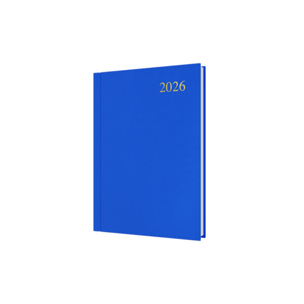 Diary 2026 Collins Essa51.60 A5 Essential Day To Page Blue