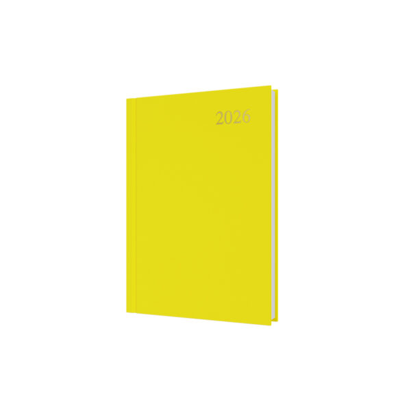 Diary 2026 Collins Essa51.45 A5 Essential Day To Page Yellow