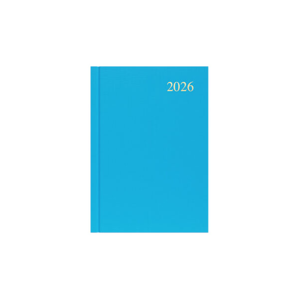 Diary 2026 Collins Essa51.57-26 A5 Essential Day To Page Light Blue - Image 2