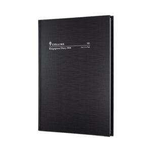 Diary 2026 Collins 181.P99-26 A5 Kingsgrove Day To Page Black Sold Out refer to Collins Essential black A5 instead