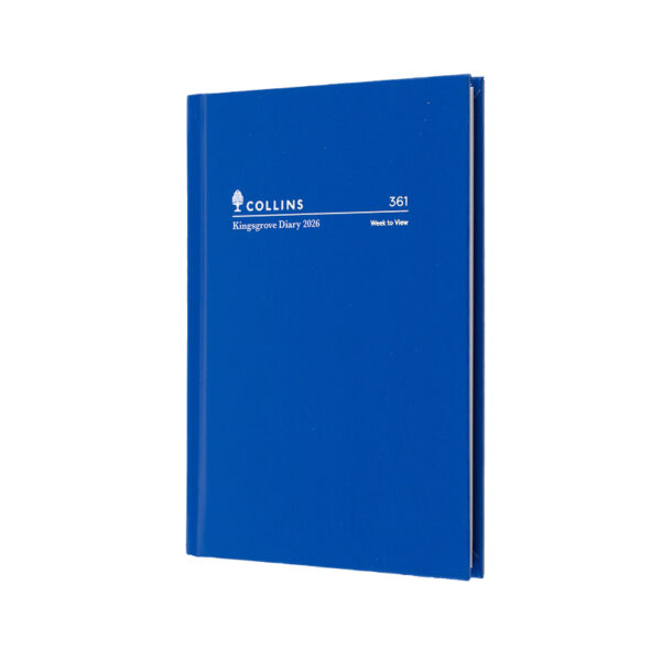 Collins Kingsgrove Series A6 Week To An Opening 2026 Diary 361.P59-26 Blue In Stock