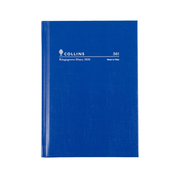 Collins Kingsgrove Series A6 Week To An Opening 2026 Diary 361.P59-26 Blue In Stock - Image 2