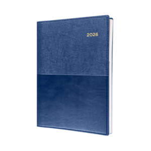 Diary 2026 Collins A4 Vanessa Day To Page Pu Blue 145.V59-26 Sold out