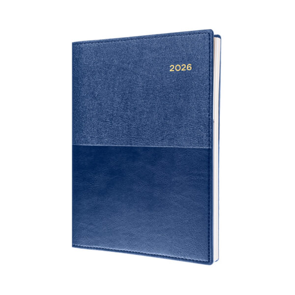 Diary 2026 Collins A5 Vanessa Day To Page Pu Blue 185.V59-26 Sold Out for 2026