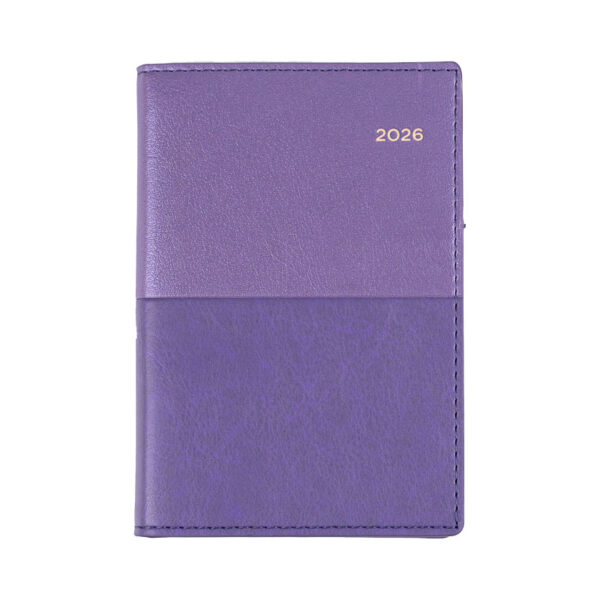 Diary 2026 Collins B7R Vanessa Week To View Pu Lilac Purple 355.V55-26