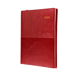 Diary 2026 Collins A6 Vanessa Week To View Pu Red 365.V15-26 Sold Out for 2026