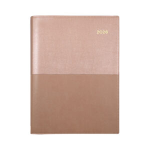 Collins Vanessa Rose Gold Diary A5 Week To An Opening 1 Hour 2026 385.V49 Sold Out for 2026 with Collins