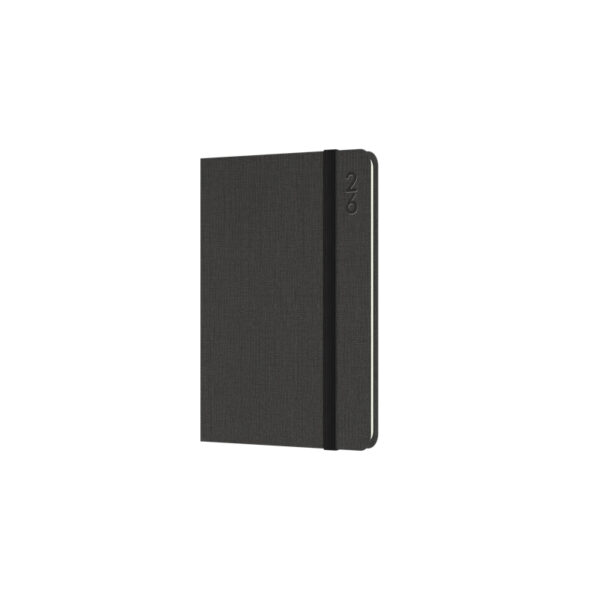 Debden Designer D36 Diary Pocket A7 Week To View D36.P98 2026 Charcoal  D36.P98-26