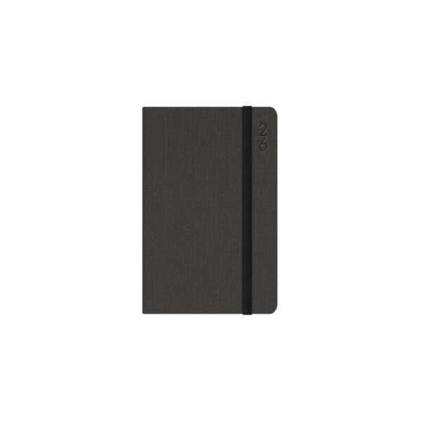 Debden Designer D36 Diary Pocket A7 Week To View D36.P98 2026 Charcoal  D36.P98-26 - Image 2
