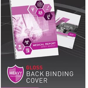 GBC Binding Cover A4 Gloss White Pack 100