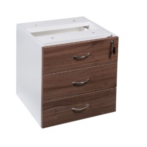 Fixed Desk Pedestal 3 Drawers OMJ-FP3-CS/WH-WT/CH-VW/WH