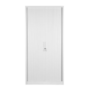Metal Tambour Storage Cupboard