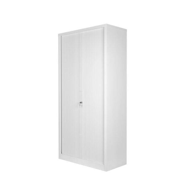 Metal Tambour Storage Cupboard - Image 3