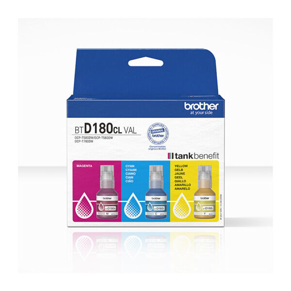 Independent Office Solutions - Brother BTD180CLVAL CMY Pack Brother BTD180CLVAL CMY Pack