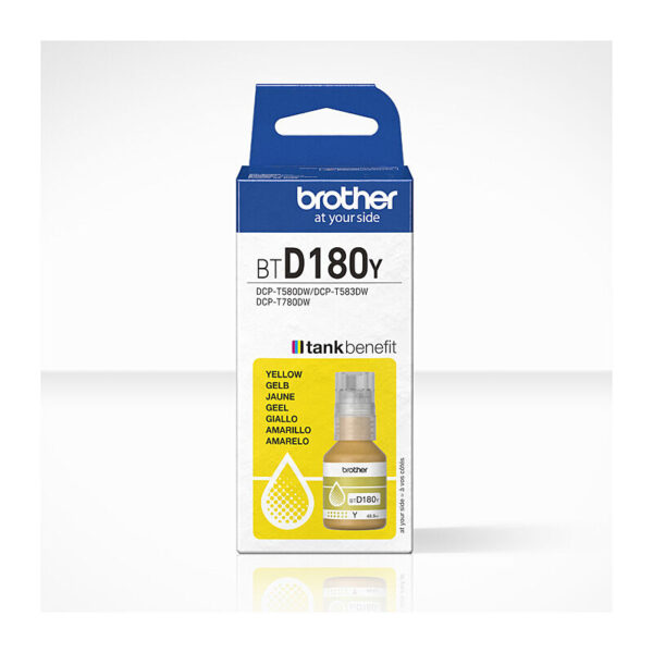 Independent Office Solutions - Brother BTD180Y Yel ink Bottle Brother BTD180Y Yel ink Bottle