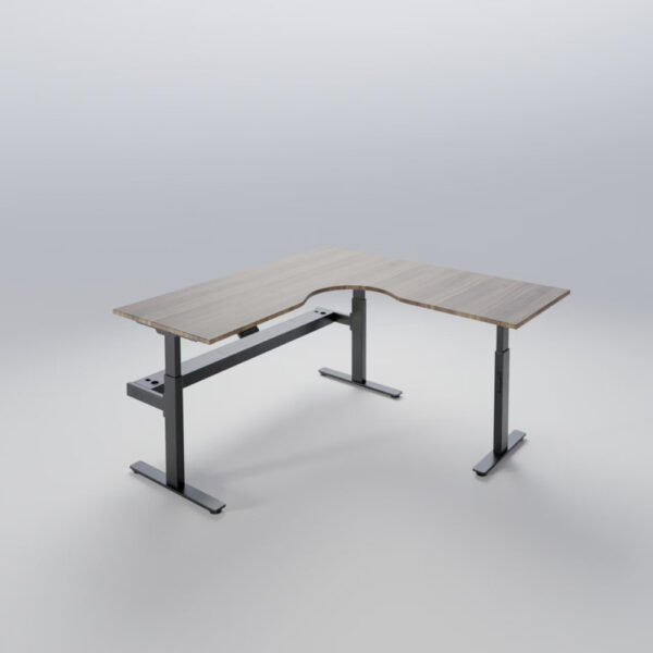 Altura Pro Height Adjustable L-Shape Desk Frame GOPD-ALT2WS-WH/BK - Image 13