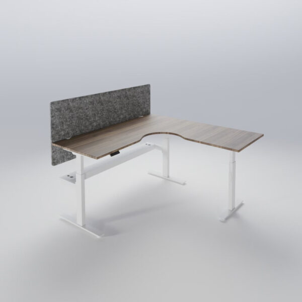 Altura Pro Height Adjustable L-Shape Desk Frame GOPD-ALT2WS-WH/BK - Image 6