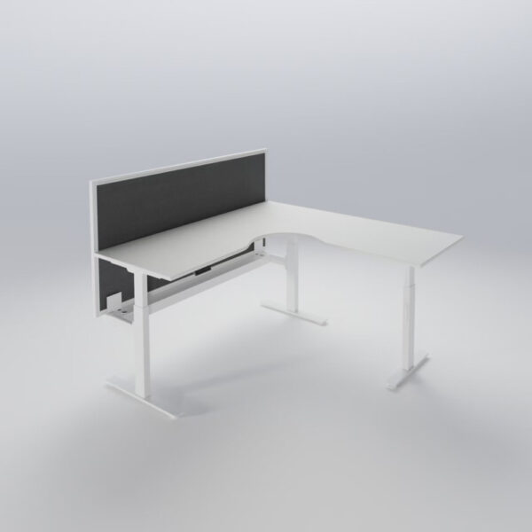 Altura Pro Height Adjustable L-Shape Desk Frame GOPD-ALT2WS-WH/BK - Image 5