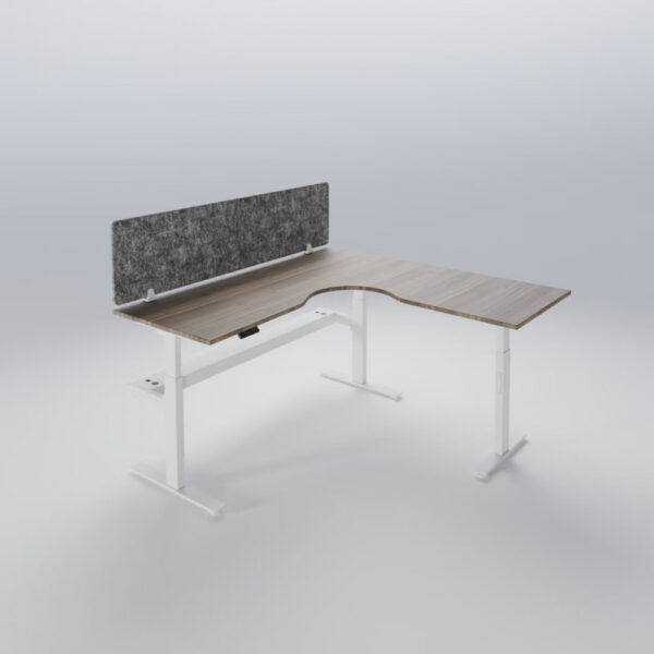 Altura Pro Height Adjustable L-Shape Desk Frame GOPD-ALT2WS-WH/BK - Image 4