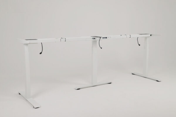 Altura Height Adjustable L-Shape Desk Frame GOPNA-ALT3WS-WH/BK - Image 8