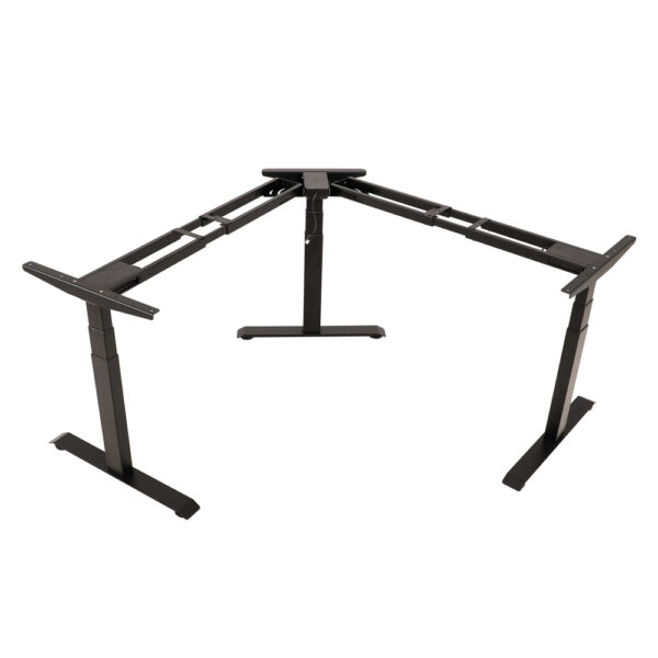 Altura Height Adjustable L-Shape Desk Frame GOPNA-ALT3WS-WH/BK - Image 5