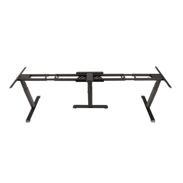Altura Height Adjustable L-Shape Desk Frame GOPNA-ALT3WS-WH/BK - Image 4