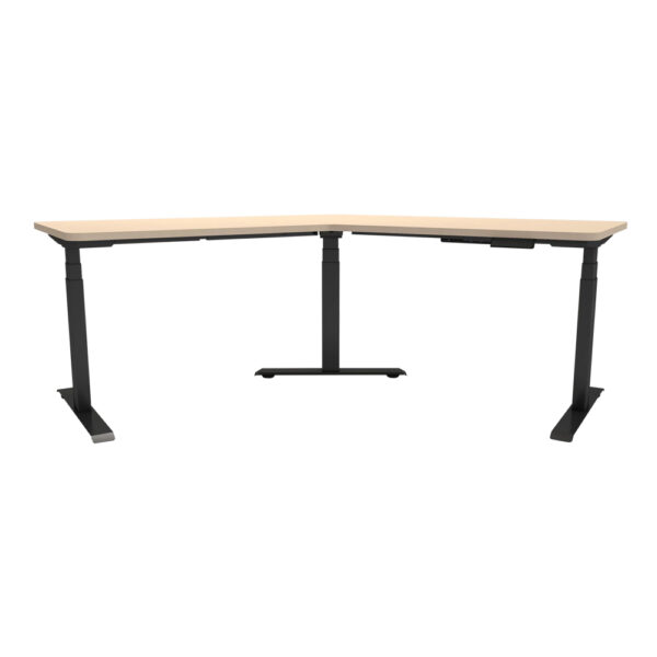 Altura Height Adjustable L-Shape Desk Frame GOPNA-ALT3WS-WH/BK