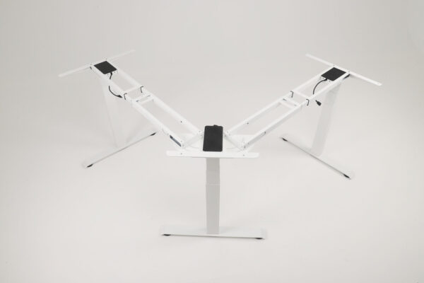 Altura Height Adjustable L-Shape Desk Frame GOPNA-ALT3WS-WH/BK - Image 2