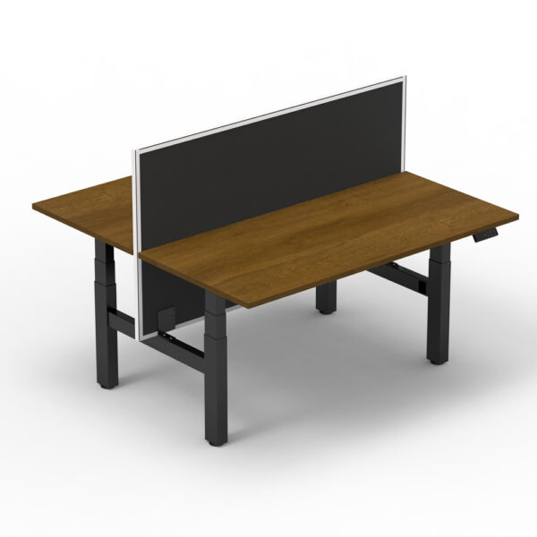 Altura Height Adjustable Twin Desk Frame – Dual Motors per workstation GOPNA-ALT3II-DOUBLEWH/BK - Image 9