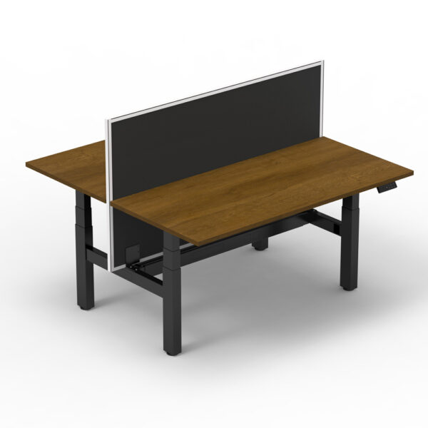 Altura Height Adjustable Twin Desk Frame – Dual Motors per workstation GOPNA-ALT3II-DOUBLEWH/BK - Image 8