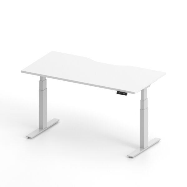 Altura Height Adjustable Twin Desk Frame – Dual Motors per workstation GOPD-ALT3WH/BK - Image 5