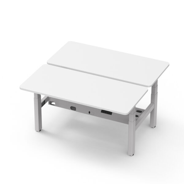 Altura Height Adjustable Twin Desk Frame – Dual Motors per workstation (Frame Only) GOPNA-ALTII-DOUBLEWH/BK - Image 5