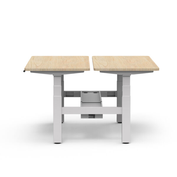 Altura Height Adjustable Twin Desk Frame – Dual Motors per workstation (Frame Only) GOPNA-ALTII-DOUBLEWH/BK - Image 4