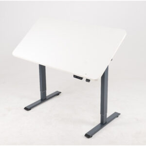 Height Adjustable Flip Desk Frame – Dual Motors (Frame Only) GOPNA-ALT2FLIP-WH/BK