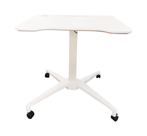 VERSARISE Pneumatic Height Adjustable Portable Tilt Top Table / Lectern - Image 3
