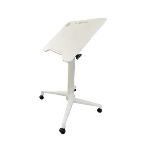 VERSARISE Pneumatic Height Adjustable Portable Tilt Top Table / Lectern