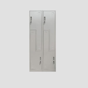 METAL STEP LOCKER – 4 DOOR (BANK OF 2), WITH CAM LOCK