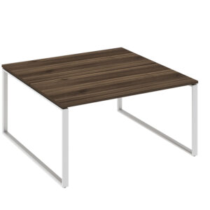 WorkSmart Series Double-Sided Desks with Desktop - Loop Frame