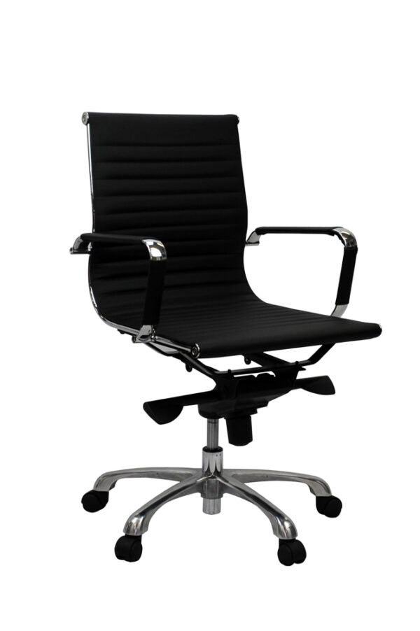 GOPW-E03MPUBK/WH AERO PU Office Chair - Image 8