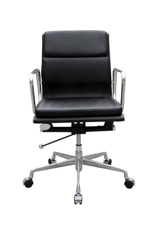 GOPW-E02ML MANTA Leather/PU Office Chair – Medium Back - Image 2