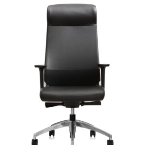 GOPS-E11MBKL/E11HBKL BURTON Leather Chair – Medium Back